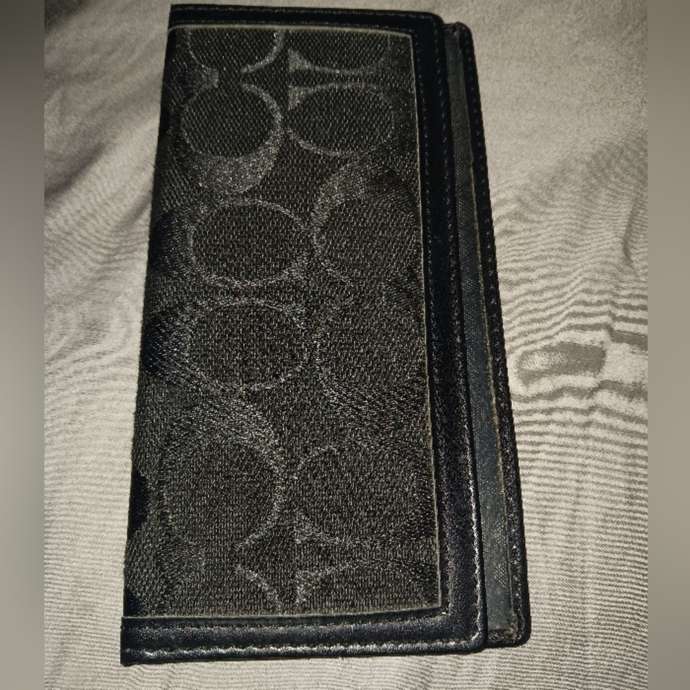 VINTAGE COACH CHECKBOOK WALLET
